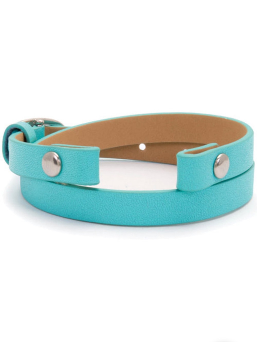 Origami Owl aqua double wrap bracelet